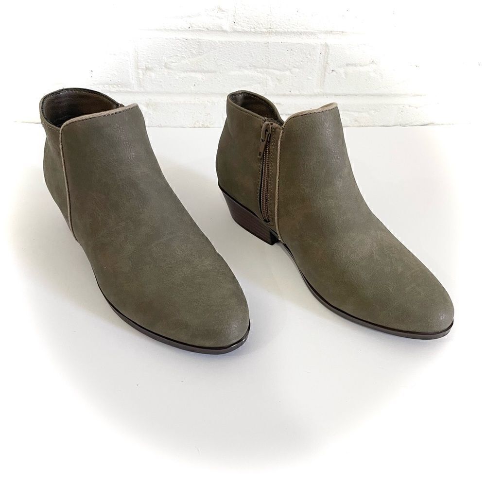 🚨4/$25 Sam Edelman Petty Bootie Taupe Ankle Boots Size 4